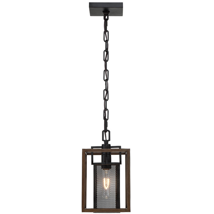 Varaluz Rio Lobo 285M01DOBL Pendant Light - Dark Oak/Black