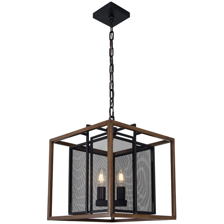 Varaluz Rio Lobo 285P02DOBL Pendant Light - Dark Oak/Black