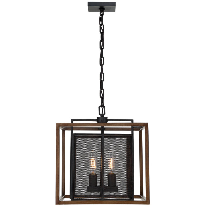 Varaluz Rio Lobo 285P02DOBL Pendant Light - Dark Oak/Black