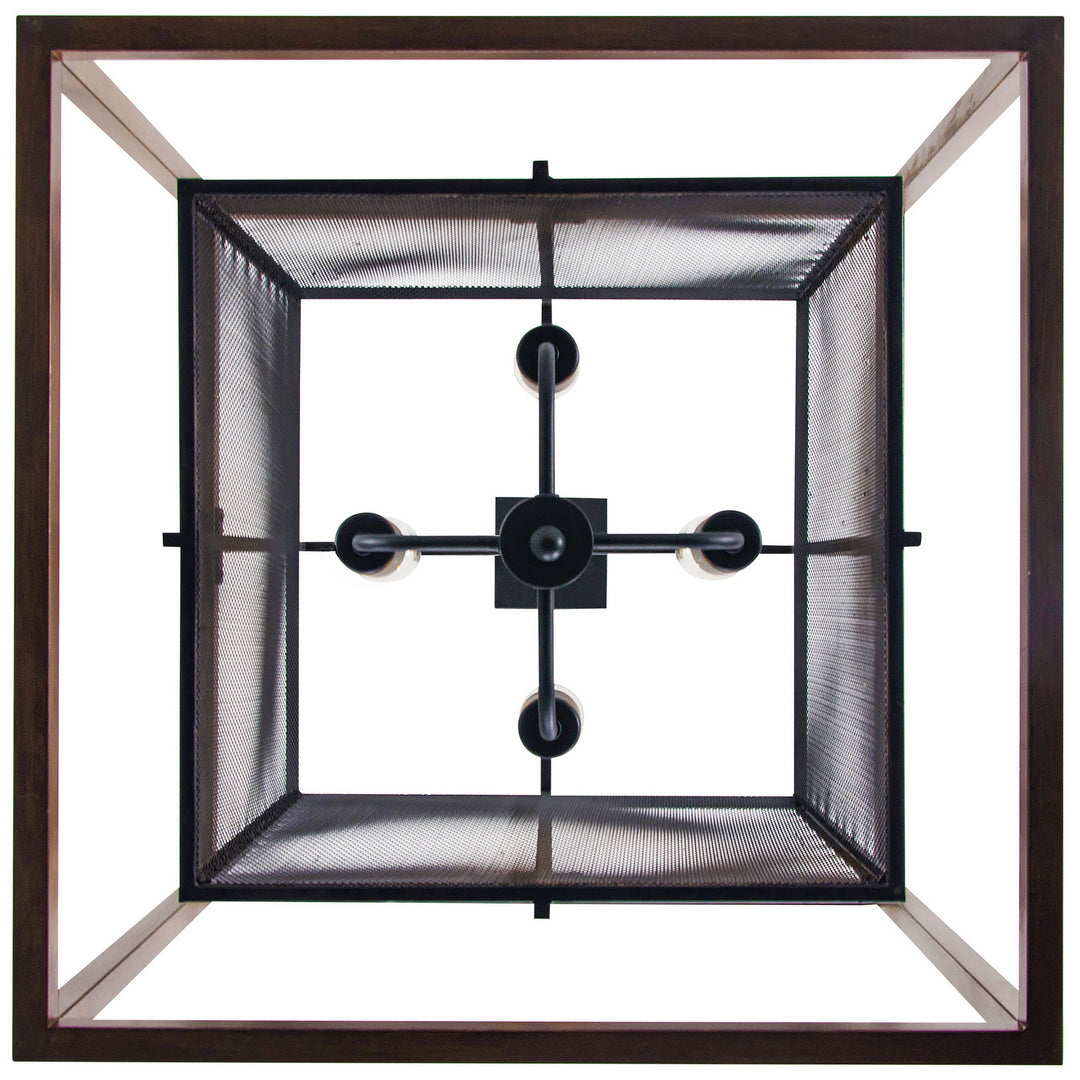 Varaluz Rio Lobo 285P04DOBL Pendant Light - Dark Oak/Black