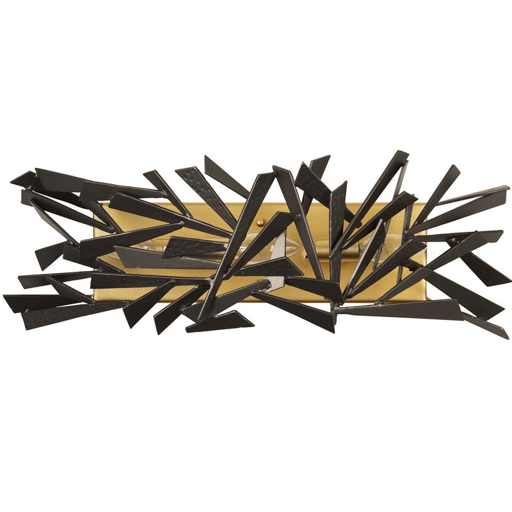 Varaluz Bermuda 286B03AGRB Bath Vanity Light 22 in. wide - Antique Gold/Rustic Bronze