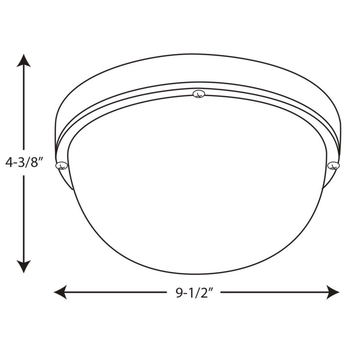 Progress Bulkheads Led P3648-3130K9 Ceiling Light - Black
