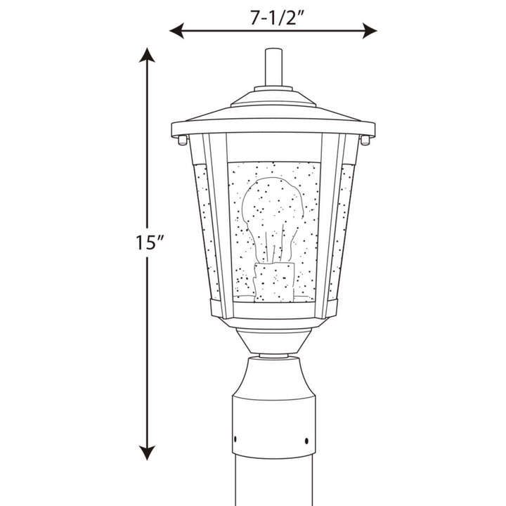 Progress Lighting P6425-20 East Haven One Light Post Lantern Outdoor Bronze / Dark