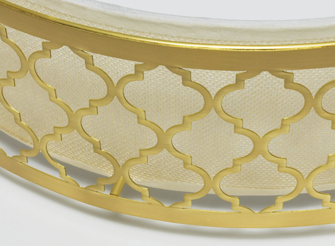 Nuvo Filigree 62-987 Ceiling Light - Natural Brass