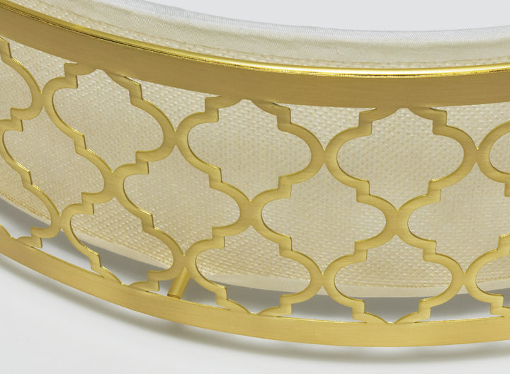 Nuvo Filigree 62-987 Ceiling Light - Natural Brass