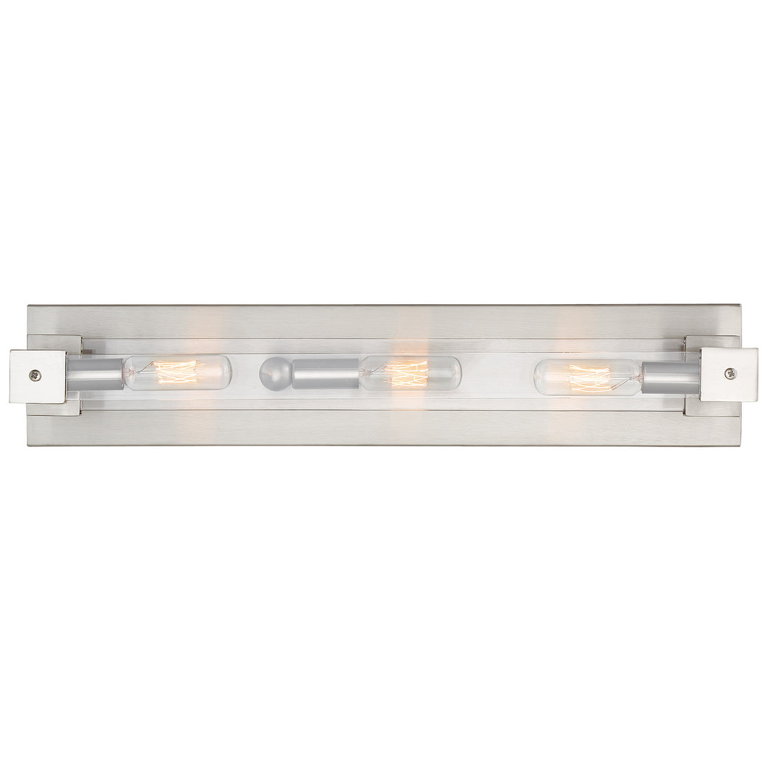 Varaluz Halcyon 292B03SN Bath Vanity Light 20 in. wide - Satin Nickel