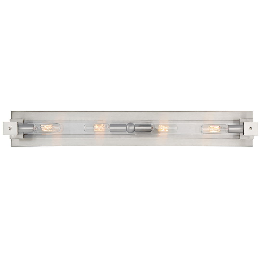 Varaluz Halcyon 292B04SN Bath Vanity Light 27 in. wide - Satin Nickel