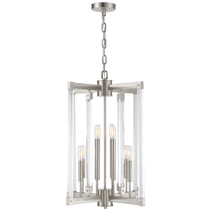 Varaluz Halcyon 292C08SN Pendant Light - Satin Nickel
