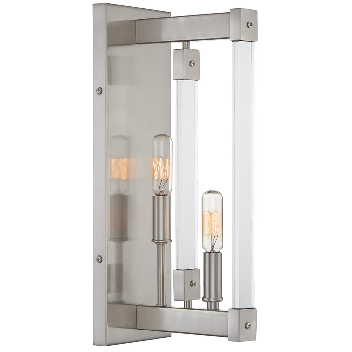Varaluz Halcyon 292W02SN Wall Light - Satin Nickel