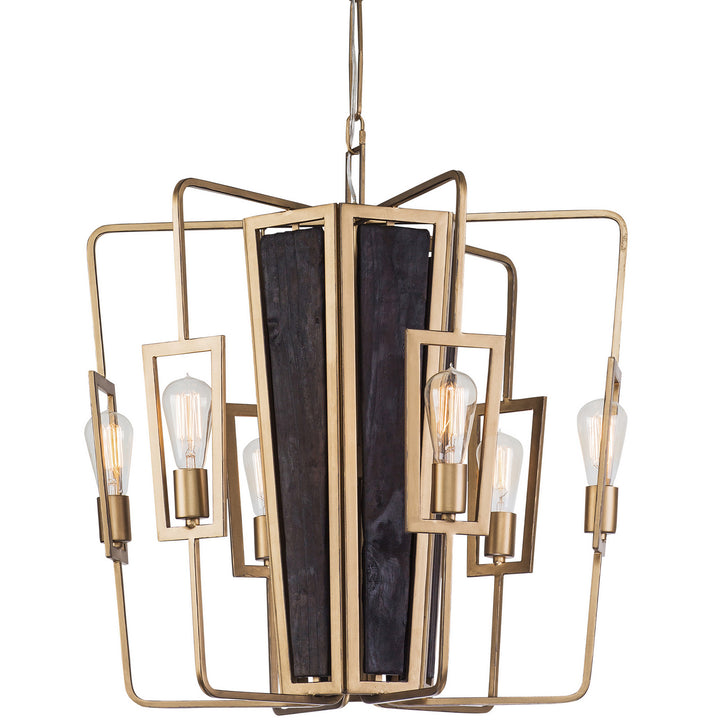 Varaluz Madeira 294C06RG Pendant Light - Rustic Gold