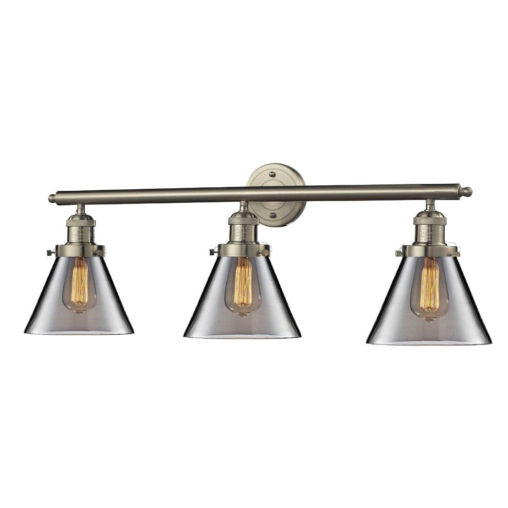 Innovations Franklin Restoration 205-SN-G43 Bath Vanity Light 32 in. wide - Brushed Satin Nickel
