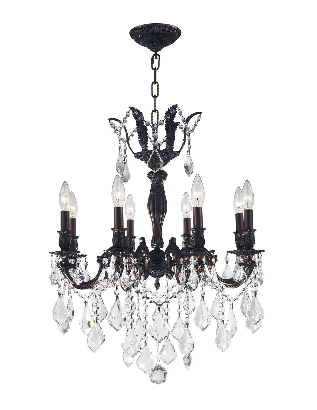 Worldwide Versailles W83337F22 Chandelier Light - Dark Bronze