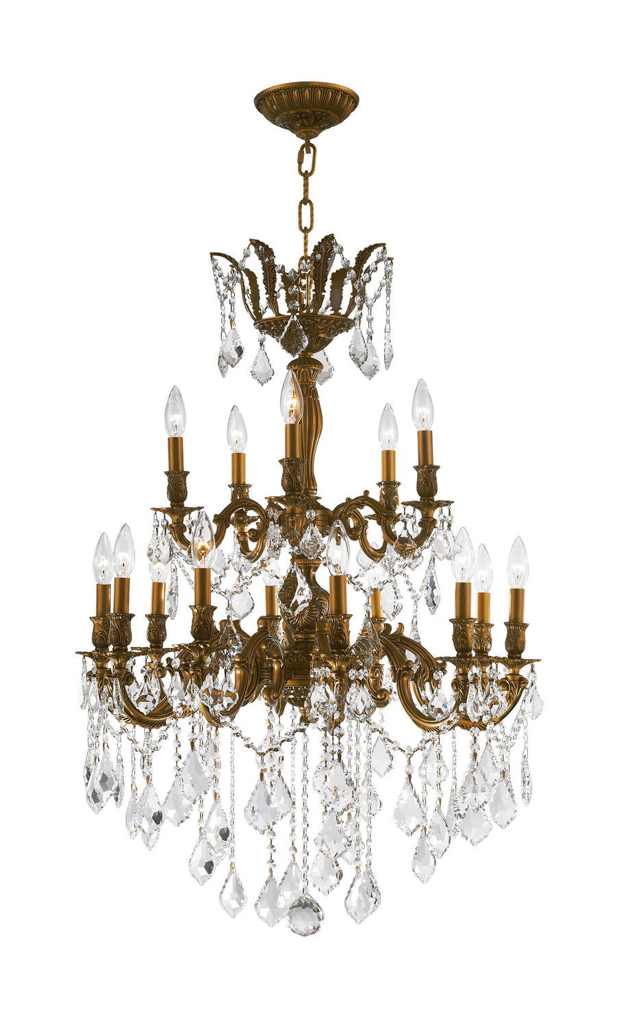 Worldwide Versailles W83349FG27 Chandelier Light - French Gold