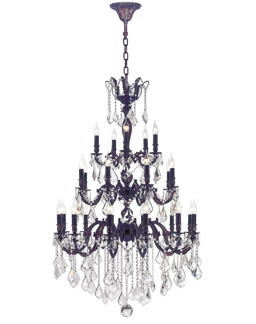 Worldwide Versailles W83352F36 Chandelier Light - Dark Bronze