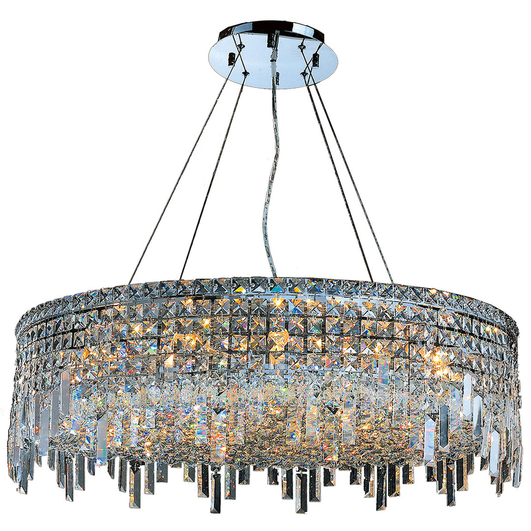 Worldwide Cascade W83604C32 Chandelier Light - Polished Chrome