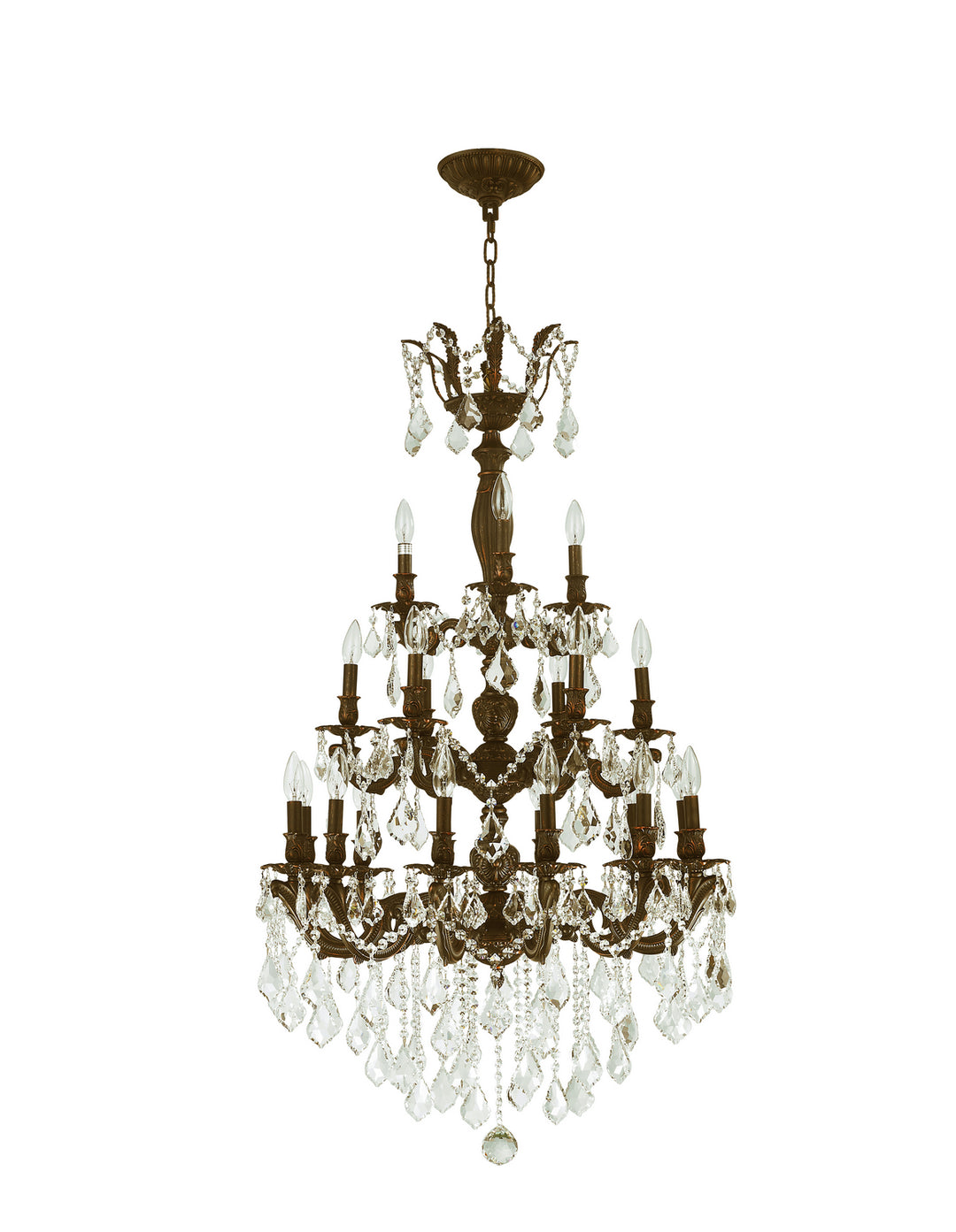 Worldwide Versailles W83327B29 Chandelier Light - Antique Bronze