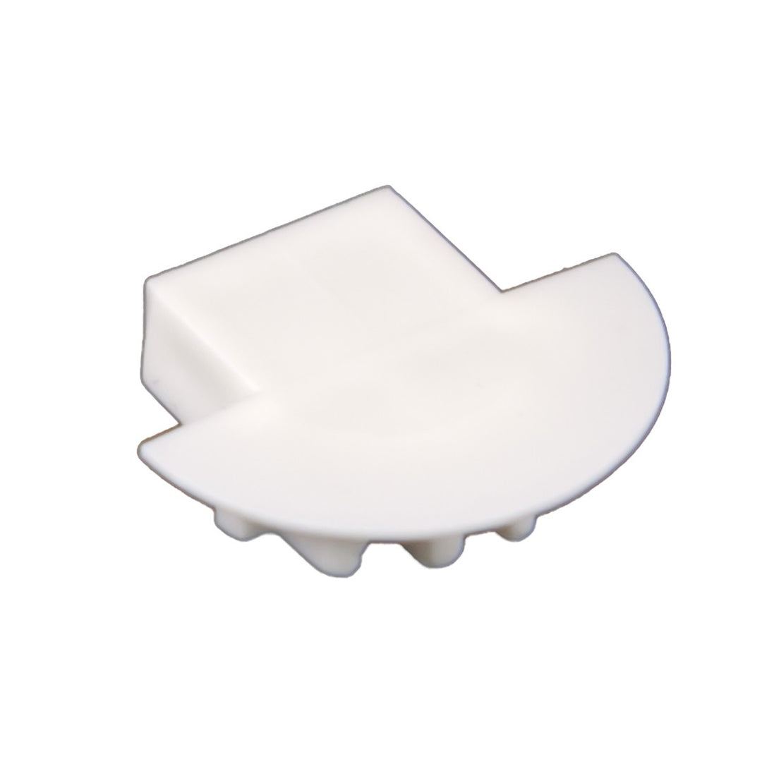 American Lighting PE-AA1DF-END Extrusion End Cap Decor White