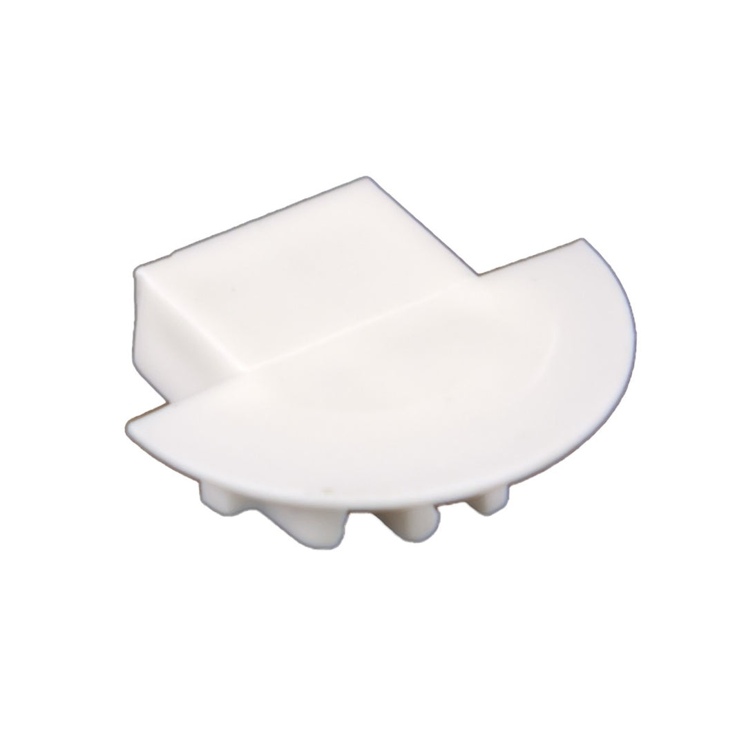 American Lighting PE-AA1DF-FEED Extrusion End Cap Decor White