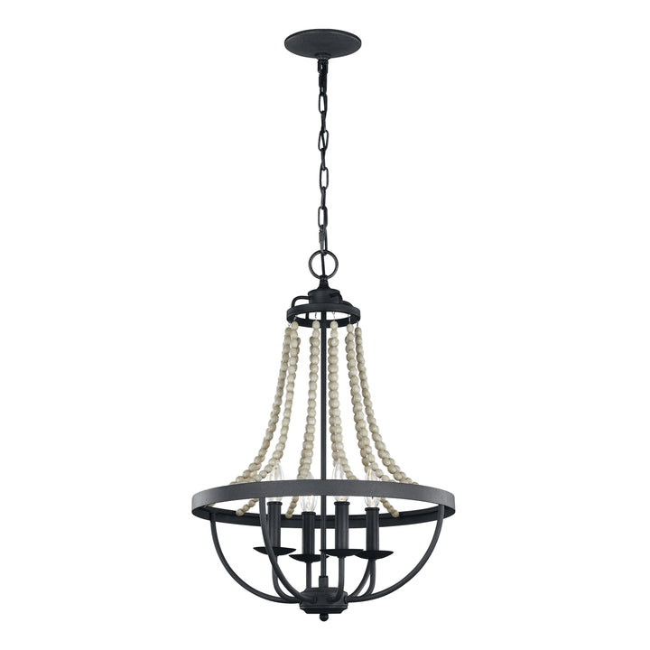 Visual Comfort Studio Nori F3187/4DWZ/DWG Chandelier Light - Dark Weathered Zinc / Driftwood Grey