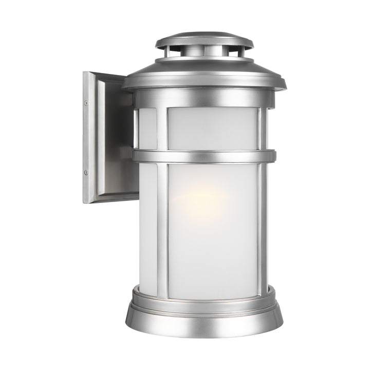 Visual Comfort Studio OL14302PBS Newport One Light Outdoor Wall Lantern Outdoor Pewter, Nickel, Silver