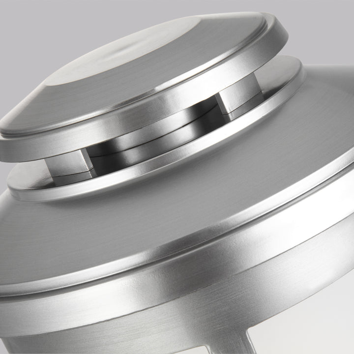 Visual Comfort Studio OL14307PBS Newport One Light Post Lantern Outdoor Pewter, Nickel, Silver