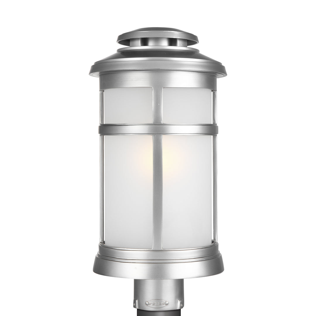 Visual Comfort Studio OL14307PBS Newport One Light Post Lantern Outdoor Pewter, Nickel, Silver