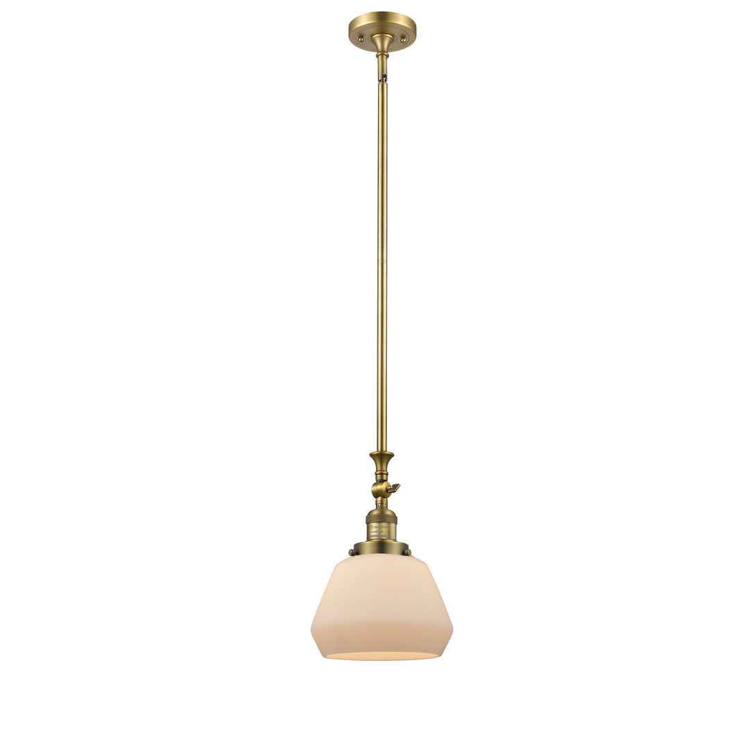 Innovations Franklin Restoration 206-BB-G171 Pendant Light - Brushed Brass