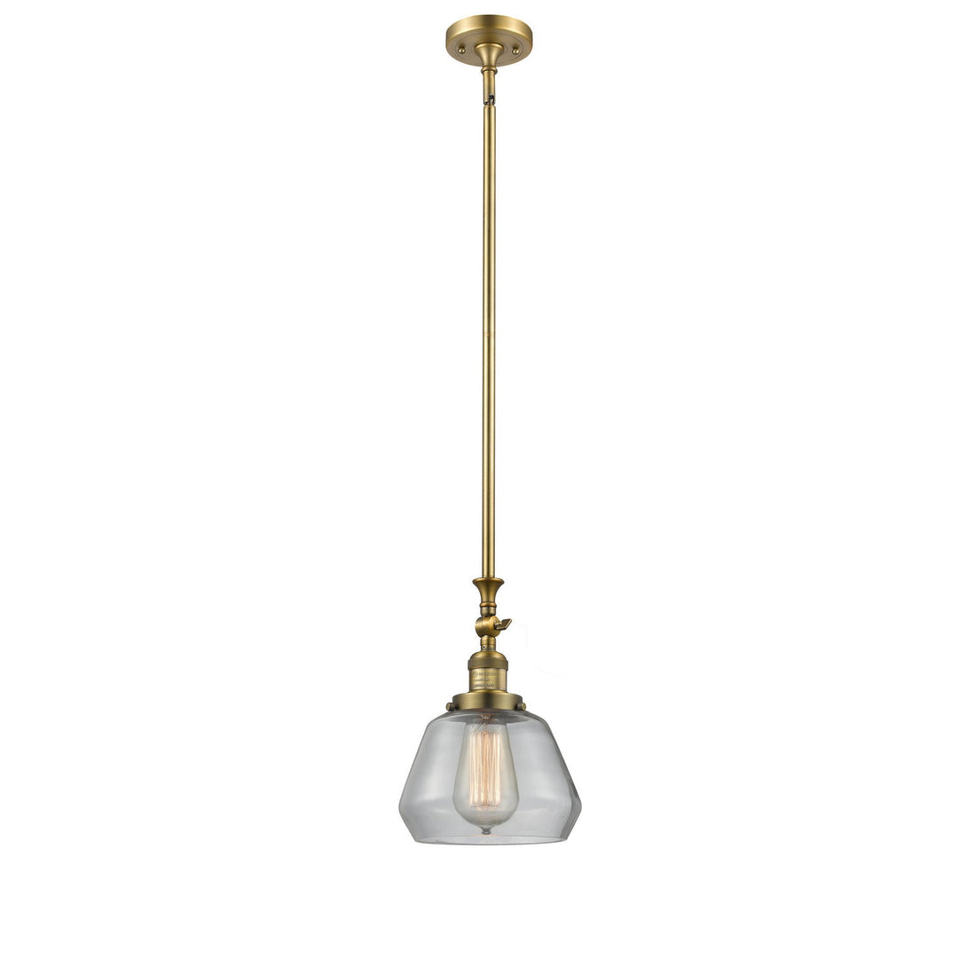Innovations Franklin Restoration 206-BB-G172 Pendant Light - Brushed Brass