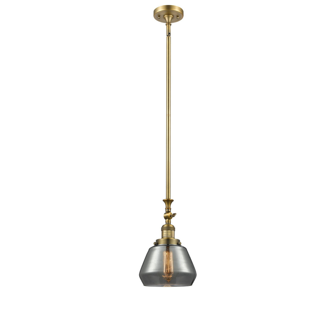 Innovations Franklin Restoration 206-BB-G173 Pendant Light - Brushed Brass