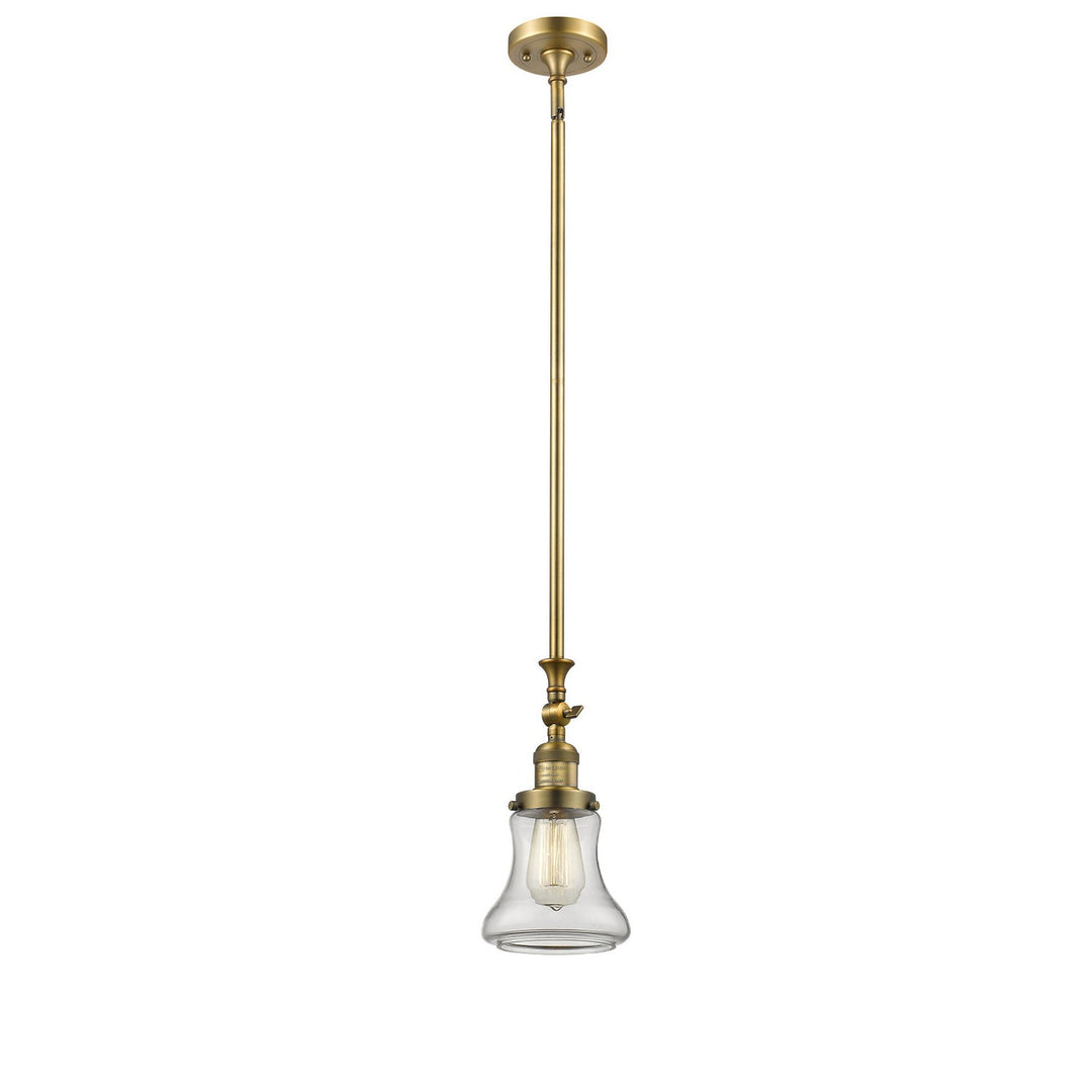 Innovations Franklin Restoration 206-BB-G192 Pendant Light - Brushed Brass