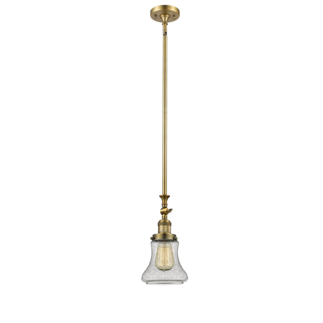 Innovations Franklin Restoration 206-BB-G194 Pendant Light - Brushed Brass