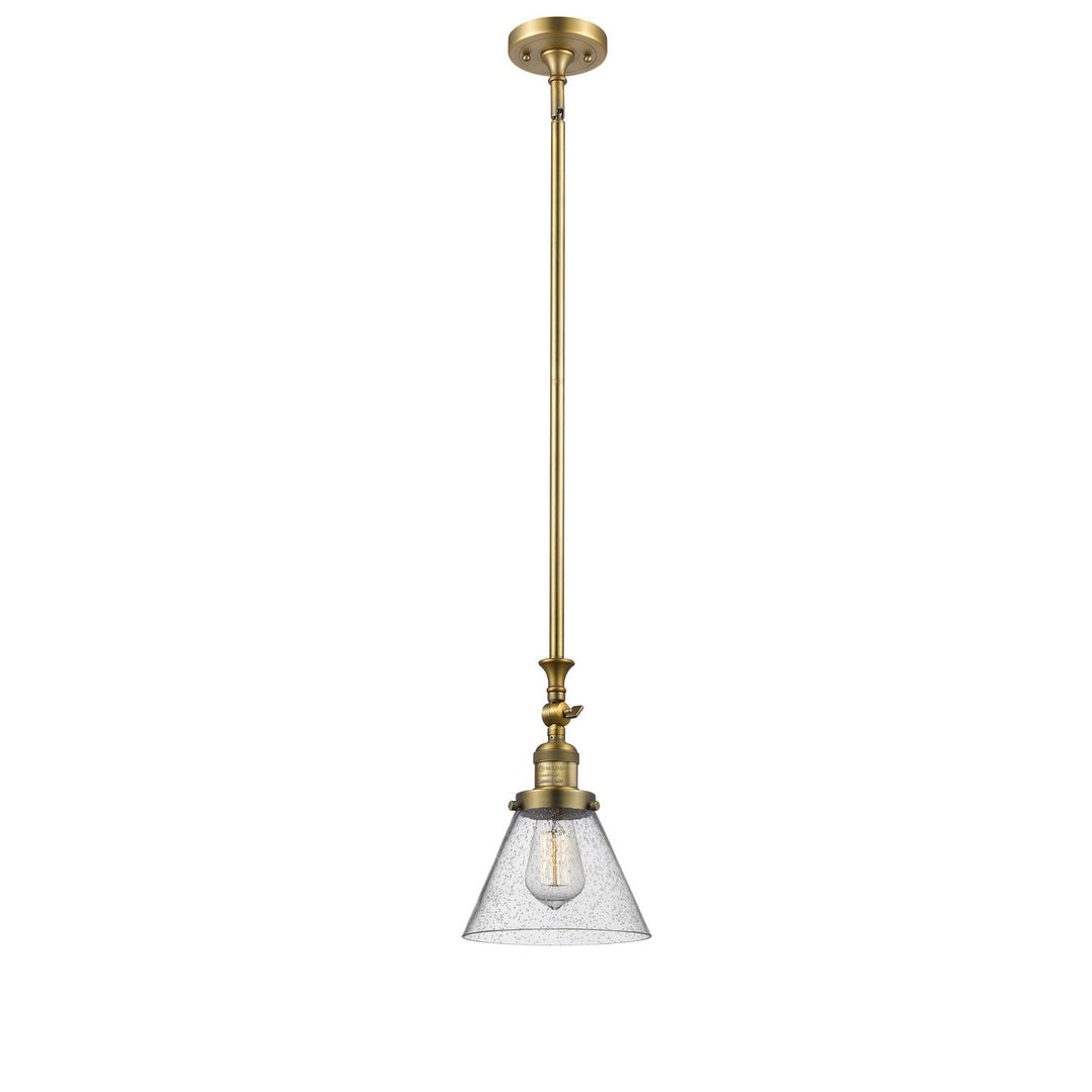 Innovations Franklin Restoration 206-BB-G44 Pendant Light - Brushed Brass