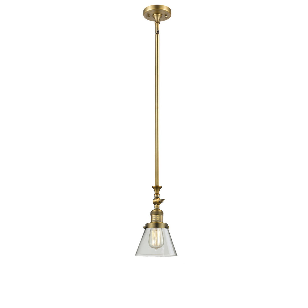Innovations Franklin Restoration 206-BB-G62 Pendant Light - Brushed Brass