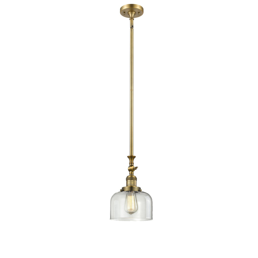 Innovations Franklin Restoration 206-BB-G72 Pendant Light - Brushed Brass