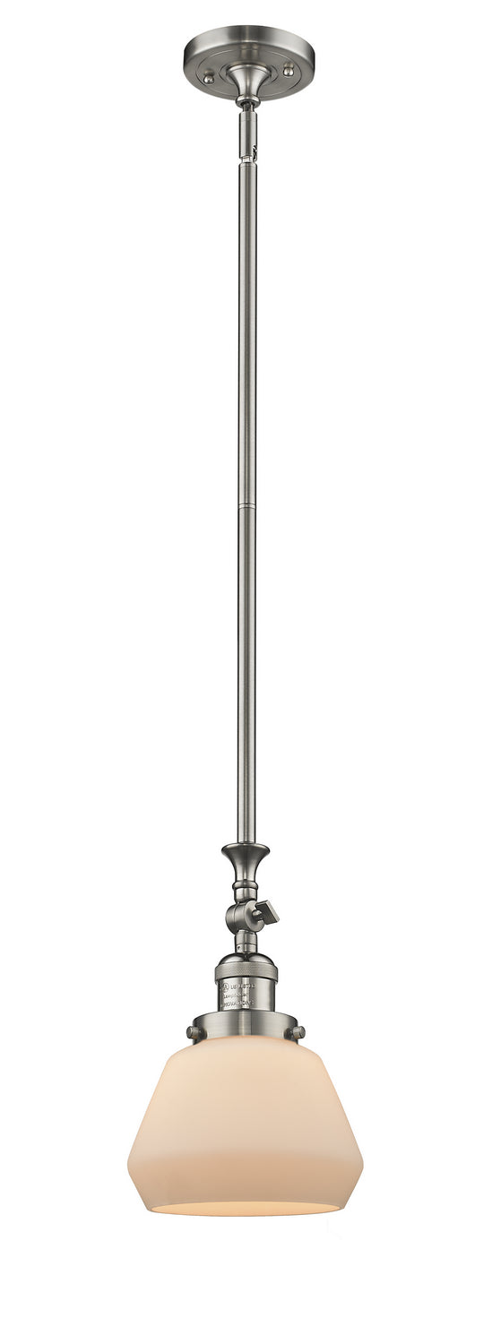 Innovations Franklin Restoration 206-SN-G171 Pendant Light - Brushed Satin Nickel