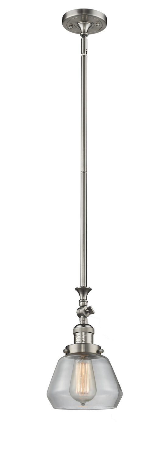 Innovations Franklin Restoration 206-SN-G172 Pendant Light - Brushed Satin Nickel