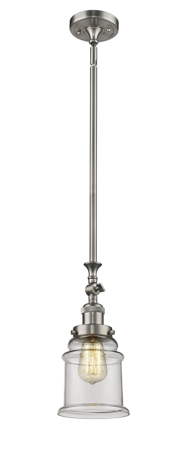 Innovations Franklin Restoration 206-SN-G182 Pendant Light - Brushed Satin Nickel