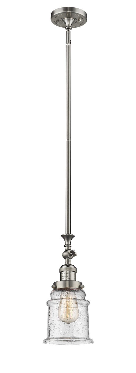 Innovations Franklin Restoration 206-SN-G184 Pendant Light - Brushed Satin Nickel