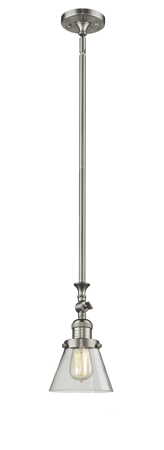 Innovations Franklin Restoration 206-SN-G62 Pendant Light - Brushed Satin Nickel
