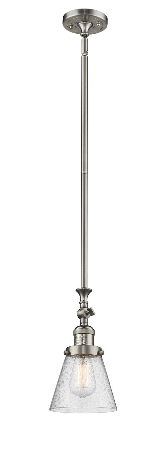 Innovations Franklin Restoration 206-SN-G64 Pendant Light - Brushed Satin Nickel
