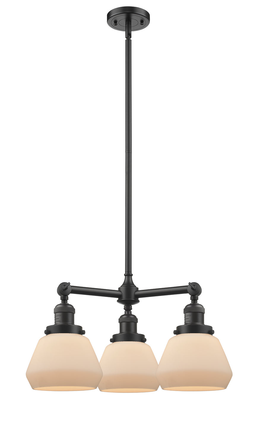 Innovations Franklin Restoration 207-OB-G171 Chandelier Light - Oil Rubbed Bronze