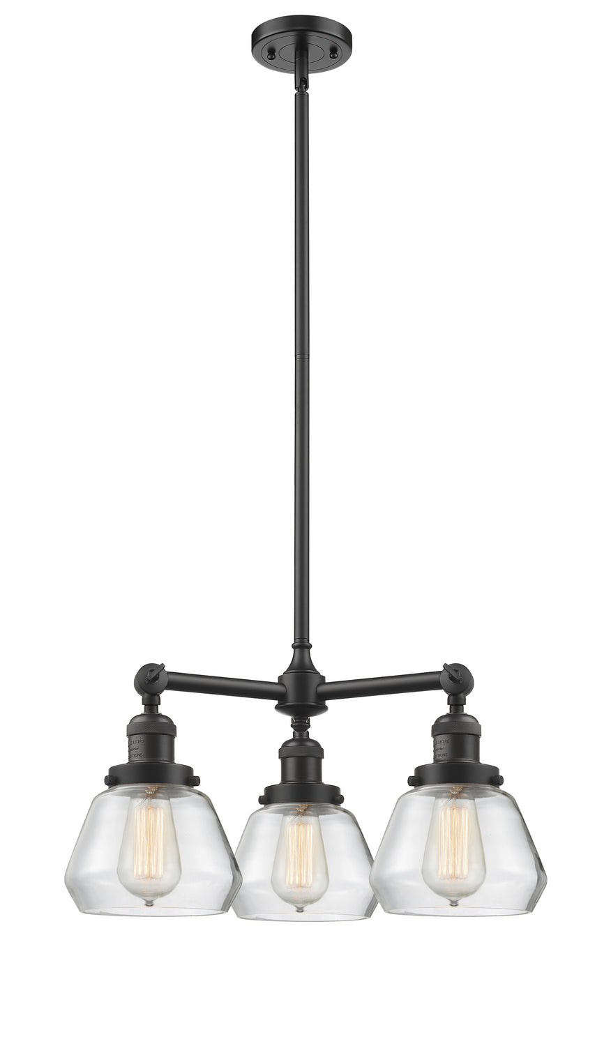 Innovations Franklin Restoration 207-OB-G172 Chandelier Light - Oil Rubbed Bronze