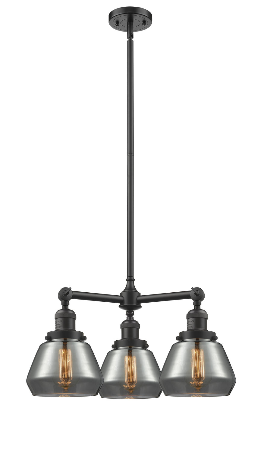 Innovations Franklin Restoration 207-OB-G173 Chandelier Light - Oil Rubbed Bronze