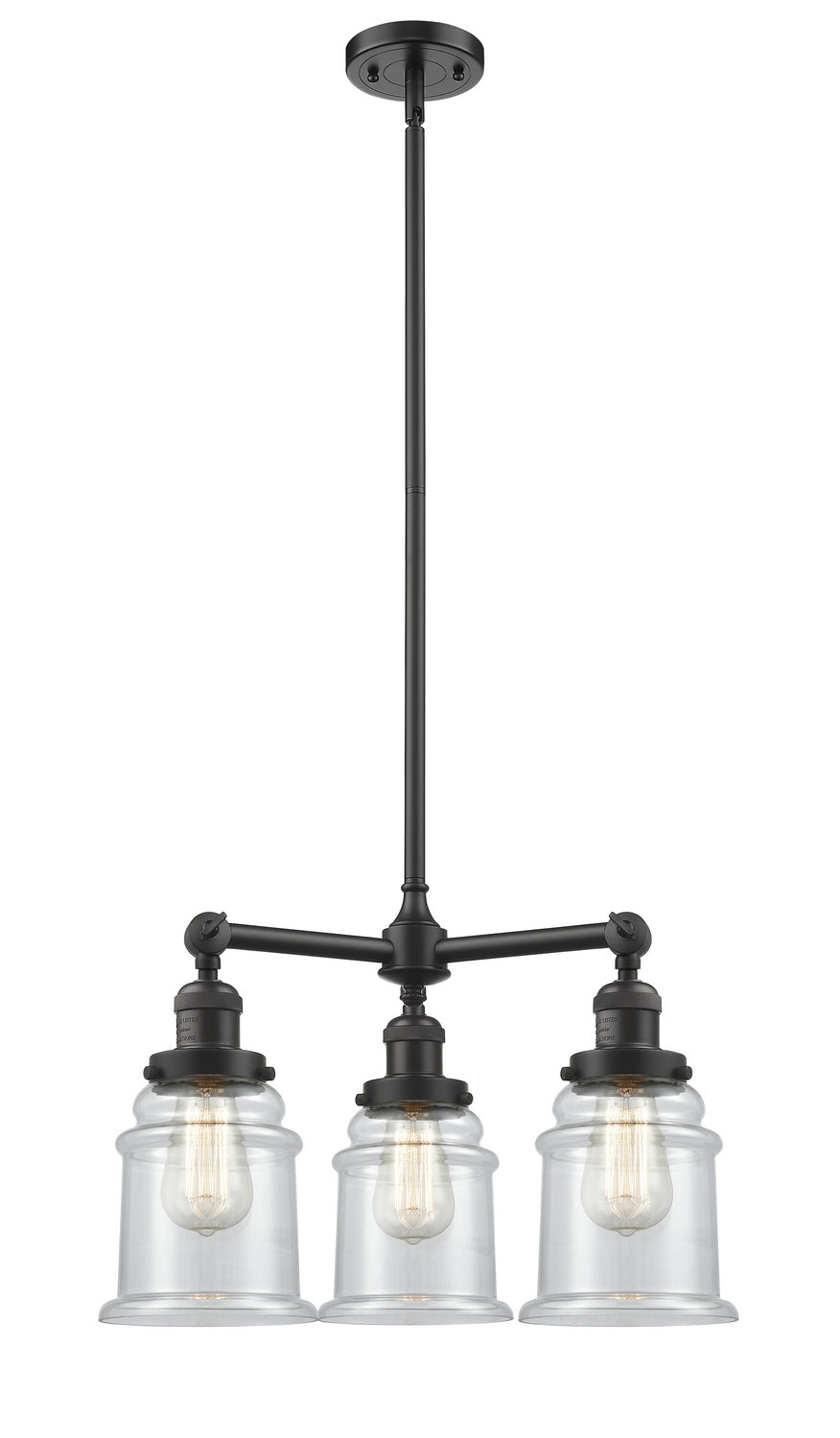Innovations Franklin Restoration 207-OB-G182 Chandelier Light - Oil Rubbed Bronze
