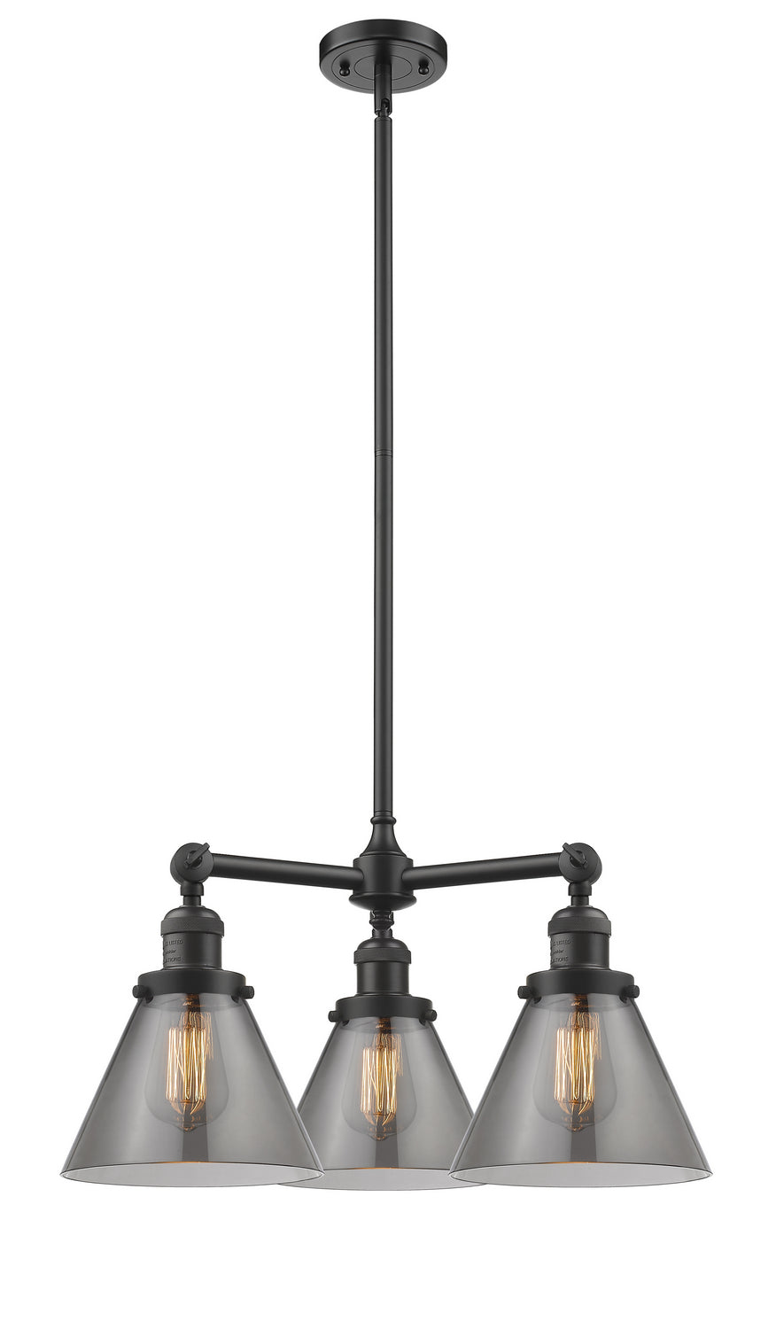 Innovations Franklin Restoration 207-OB-G43 Chandelier Light - Oil Rubbed Bronze