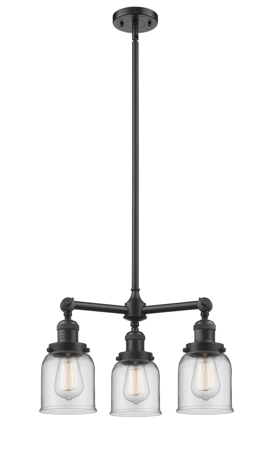 Innovations Franklin Restoration 207-OB-G52 Chandelier Light - Oil Rubbed Bronze
