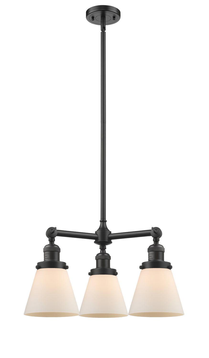 Innovations Franklin Restoration 207-OB-G61 Chandelier Light - Oil Rubbed Bronze