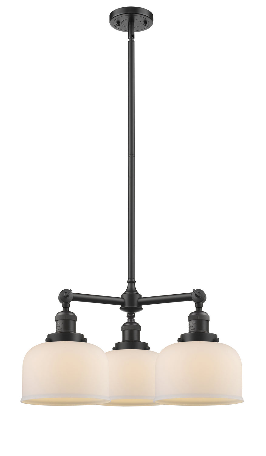Innovations Franklin Restoration 207-OB-G71 Chandelier Light - Oil Rubbed Bronze
