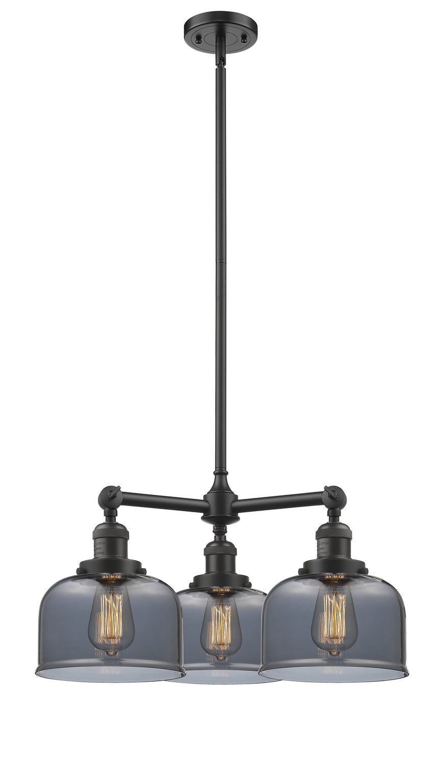 Innovations Franklin Restoration 207-OB-G73 Chandelier Light - Oil Rubbed Bronze