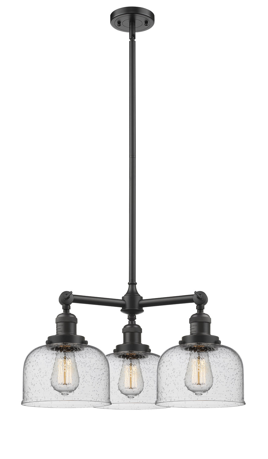 Innovations Franklin Restoration 207-OB-G74 Chandelier Light - Oil Rubbed Bronze